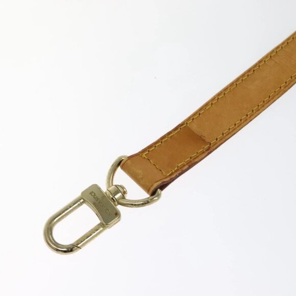 LOUIS VUITTON Adjustable Shoulder Strap Leather 36.6""-43.7"" Beige Auth 112950 - Picture 6 of 16